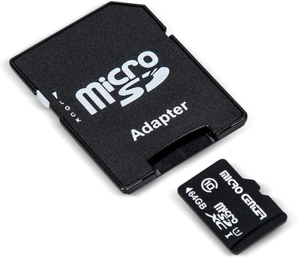 64GB Class 10 Microsdhc Flash Memory Card with Adapter, 5Pack