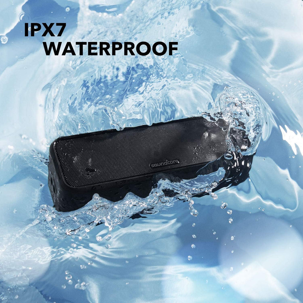 Soundcore Anker 3 Portable Bluetooth Speaker with IPX7 Waterproof Rating and 24-Hour Playtime