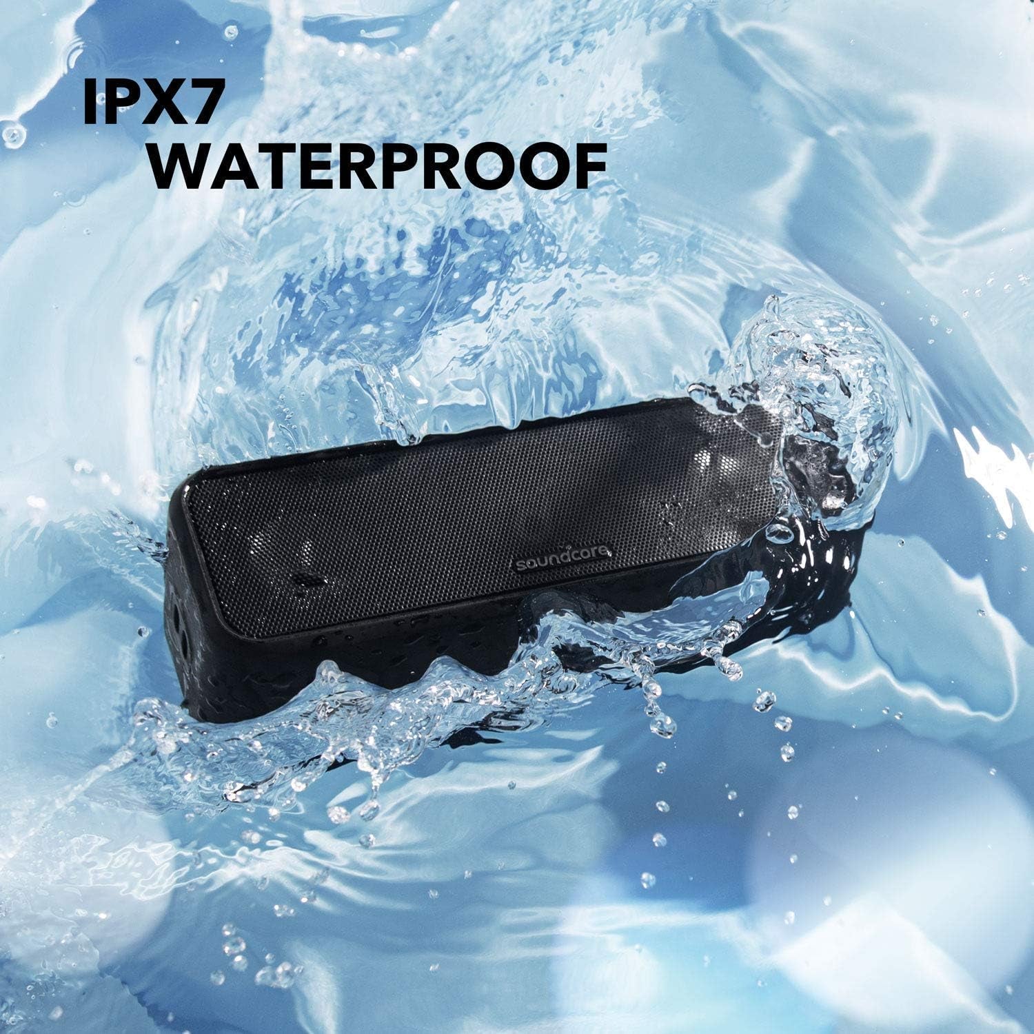 Soundcore Anker 3 Portable Bluetooth Speaker with IPX7 Waterproof Rating and 24-Hour Playtime
