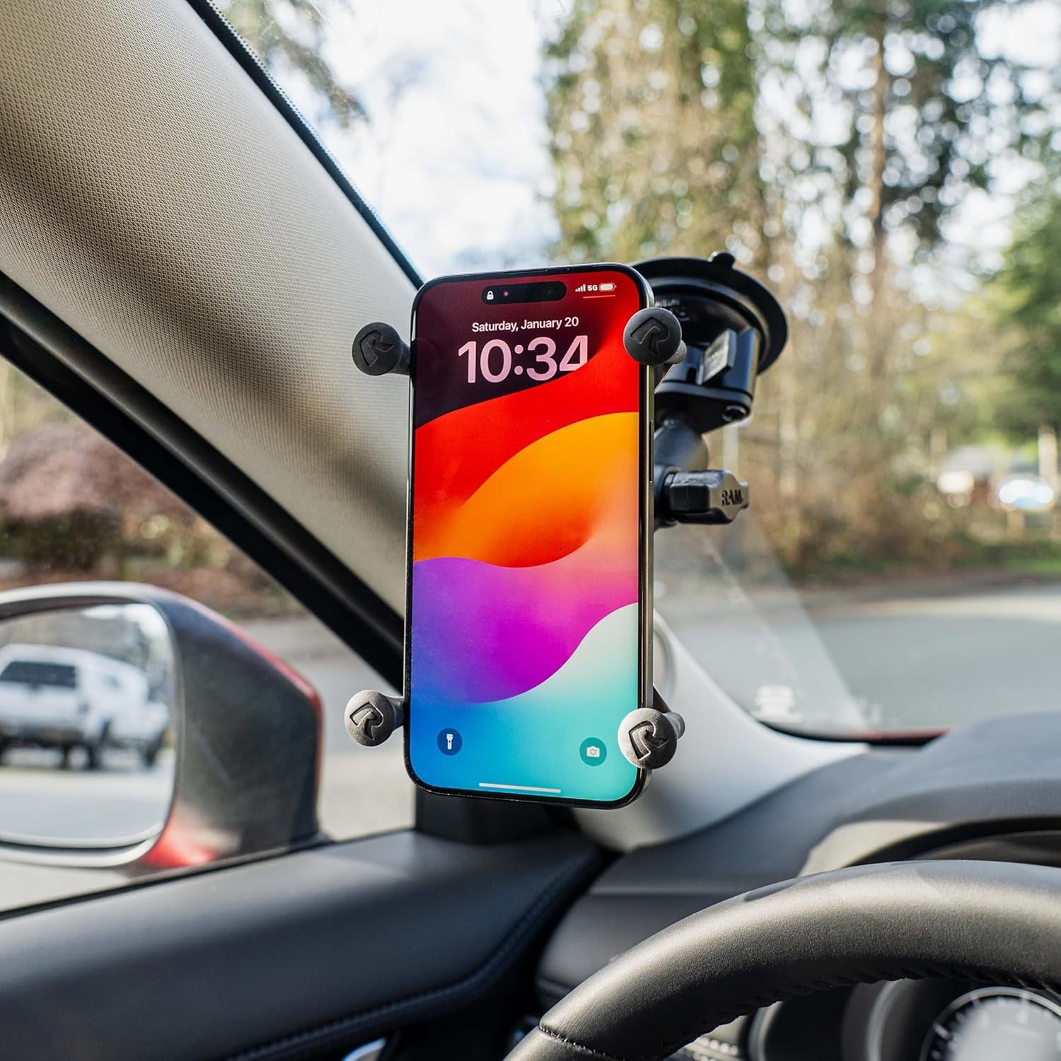 X-Grip Large Phone Mount with Medium Arm Twist-Lock Suction Cup