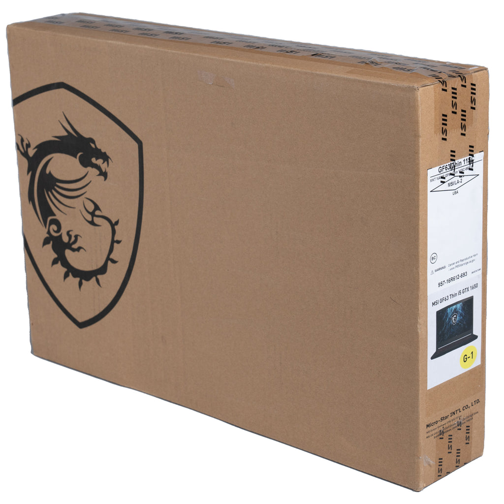 GF63 Thin 11UC-1276US 15.6" Gaming Laptop - Intel Core i5-11500H, NVIDIA GeForce RTX 3050 4GB, 16GB DDR4 RAM, 512GB NVMe SSD, 144Hz Display, Windows 11