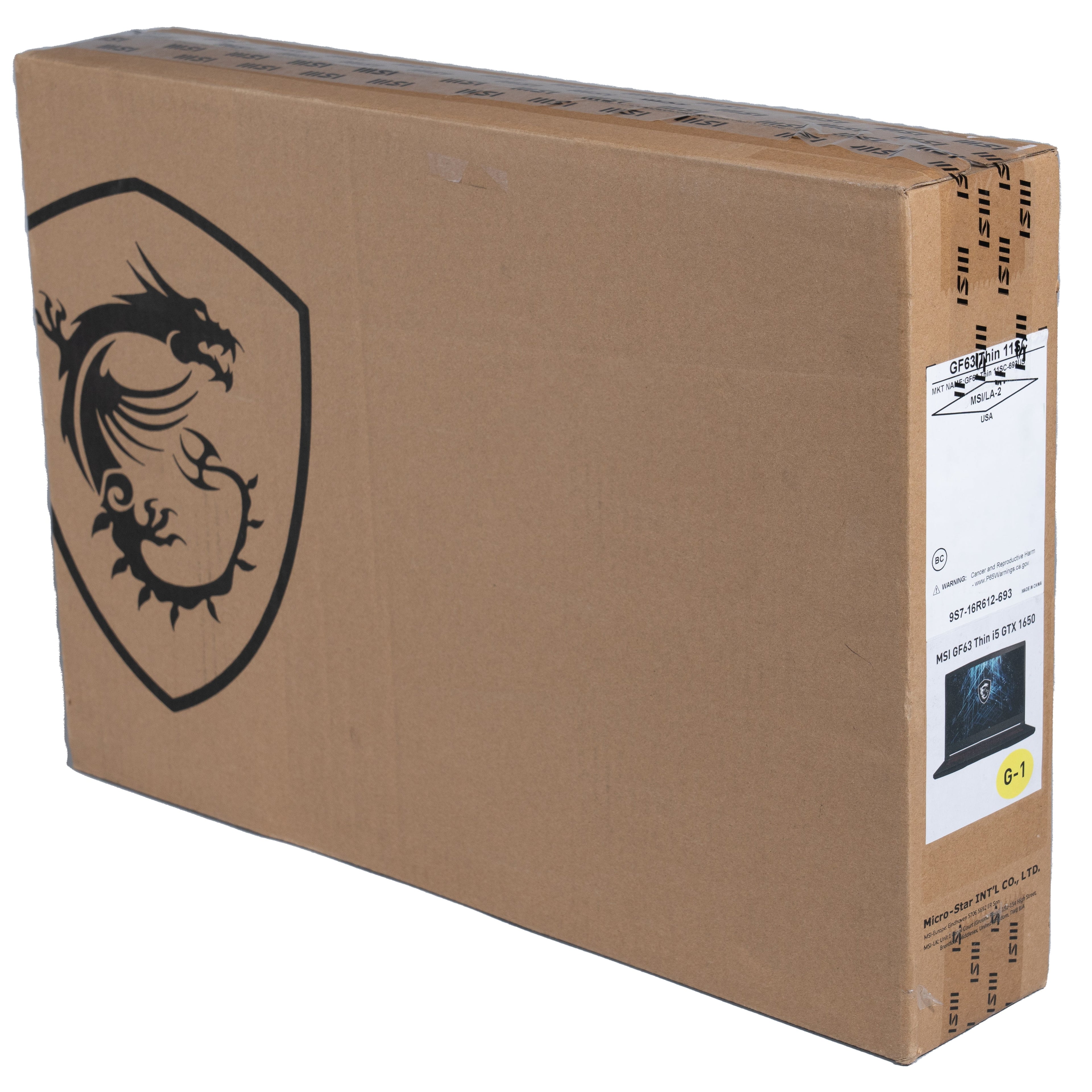 GF63 Thin 11UC-1276US 15.6" Gaming Laptop - Intel Core i5-11500H, NVIDIA GeForce RTX 3050 4GB, 16GB DDR4 RAM, 512GB NVMe SSD, 144Hz Display, Windows 11