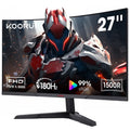 27 Inch Curved Gaming Monitor, 180Hz FHD Computer Monitors, 99% Srgb, Adaptive-Sync, 27E6CA