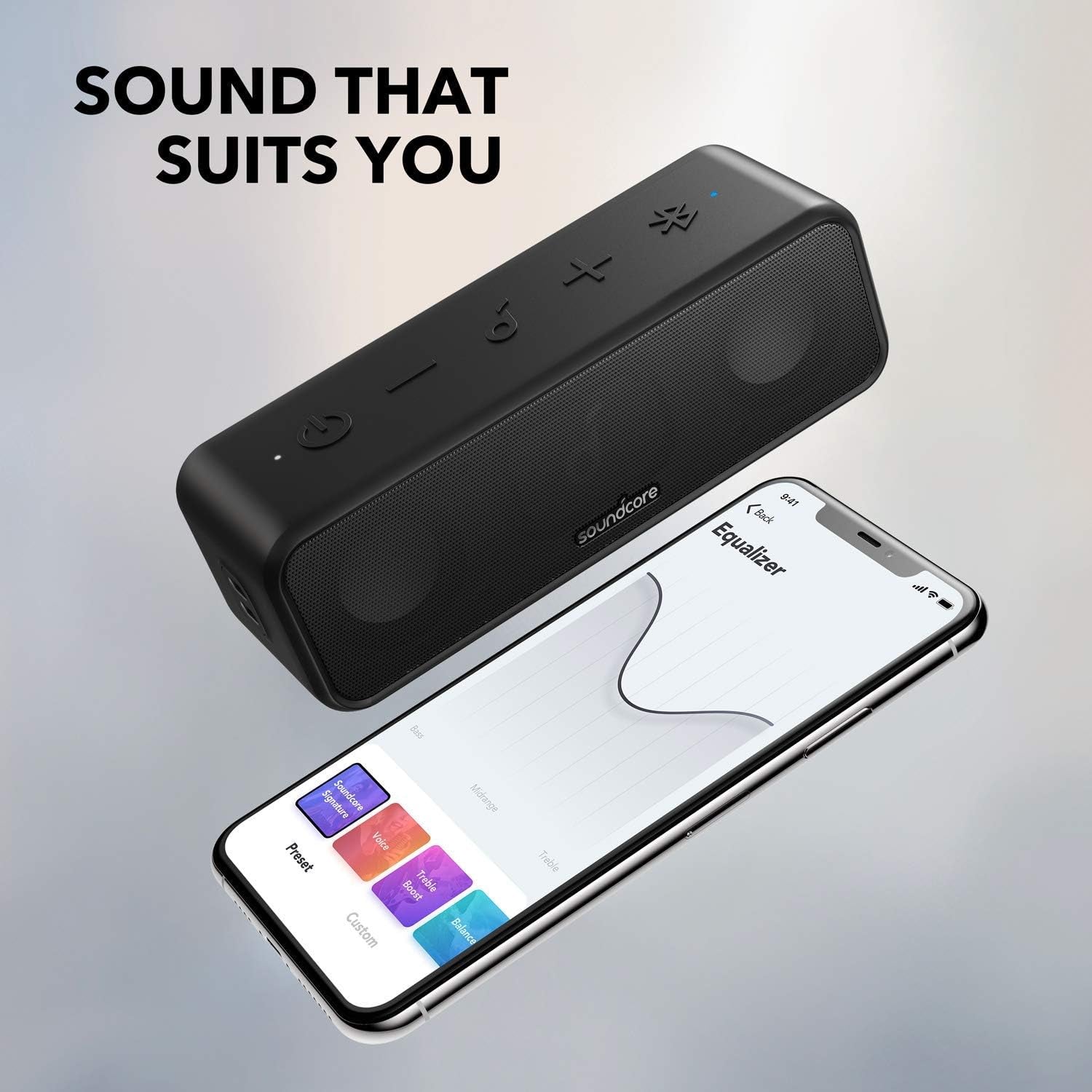 Soundcore Anker 3 Portable Bluetooth Speaker with IPX7 Waterproof Rating and 24-Hour Playtime